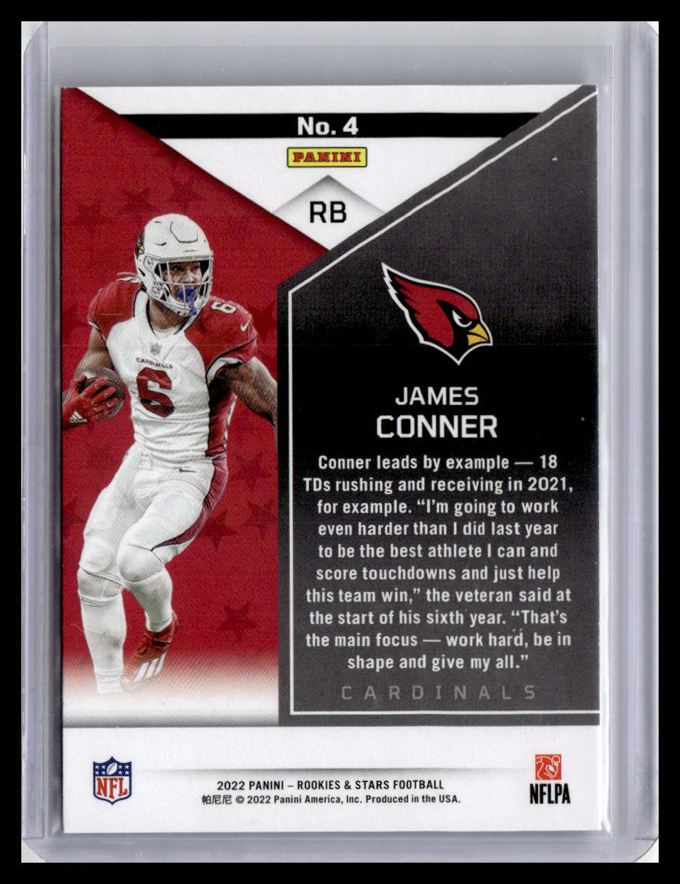 2022 Panini Rookies & Stars #4 James Conner