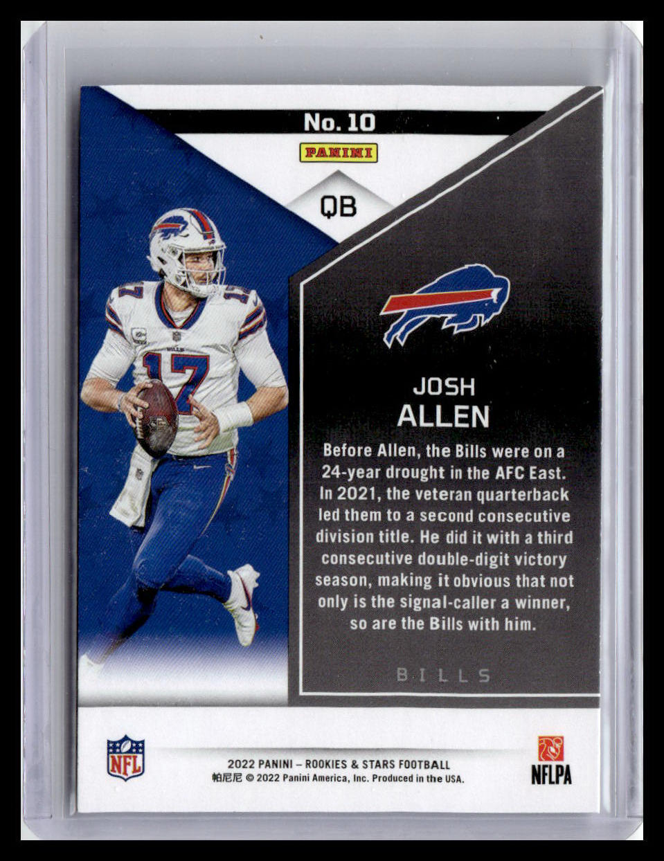 2022 Panini Rookies & Stars #10 Josh Allen