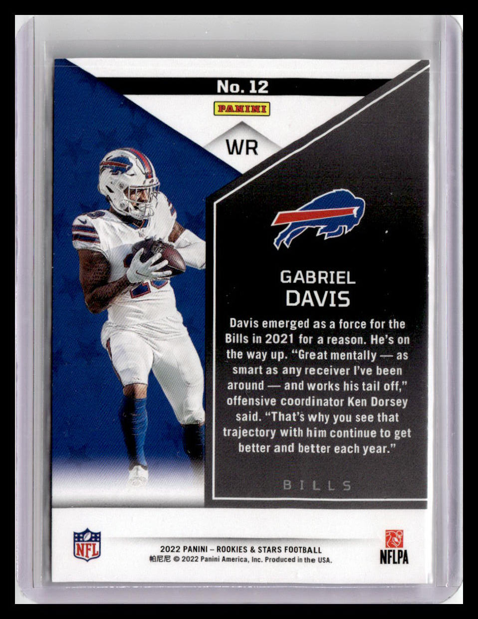 2022 Panini Rookies & Stars #12 Gabriel Davis