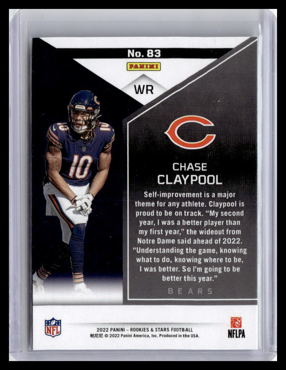 2022 Panini Rookies & Stars #83 Chase Claypool