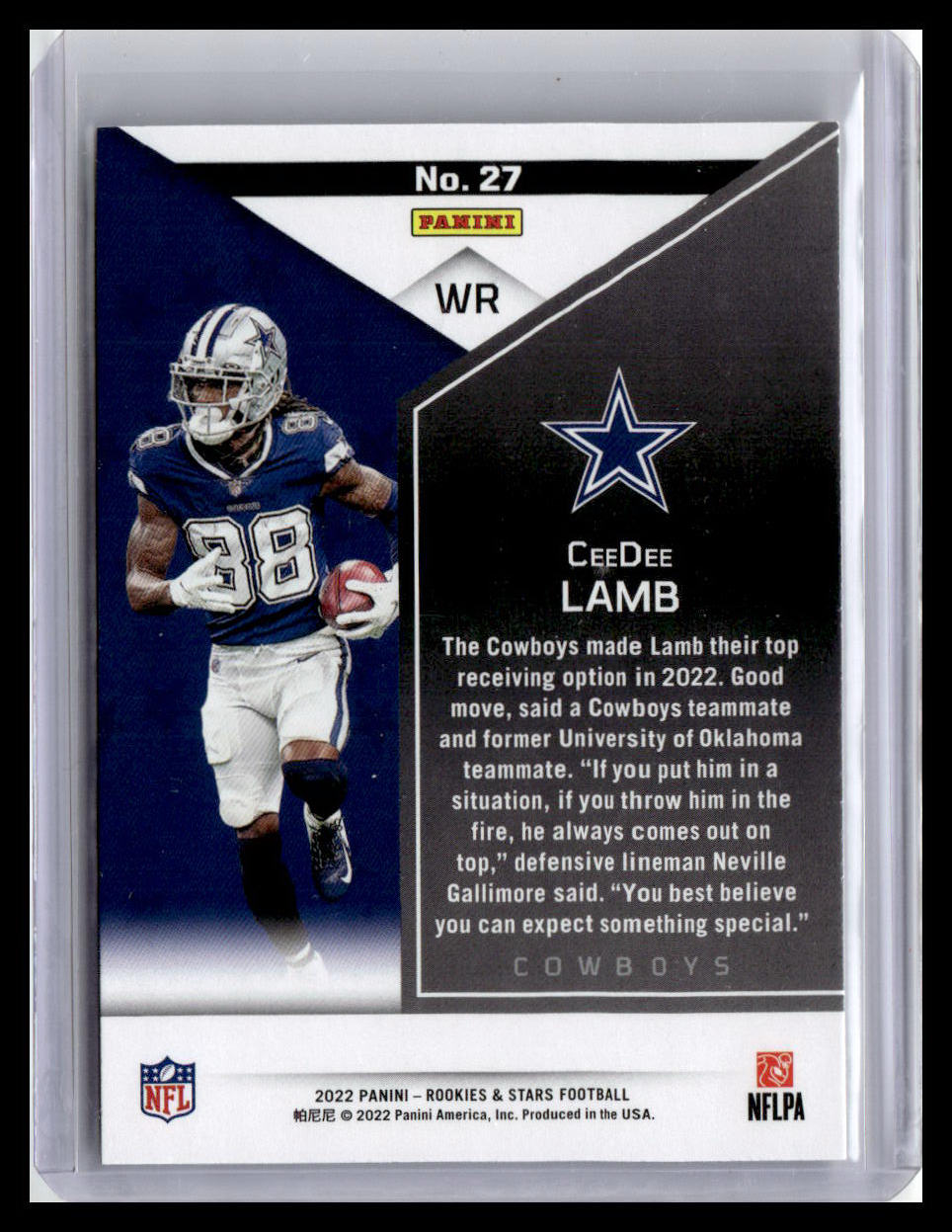 2022 Panini Rookies & Stars #27 CeeDee Lamb