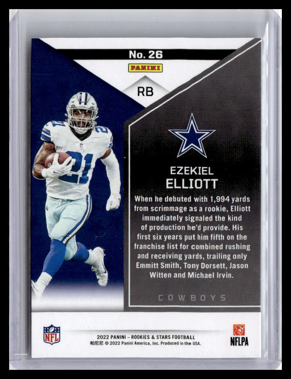 2022 Panini Rookies & Stars #26 Ezekiel Elliott
