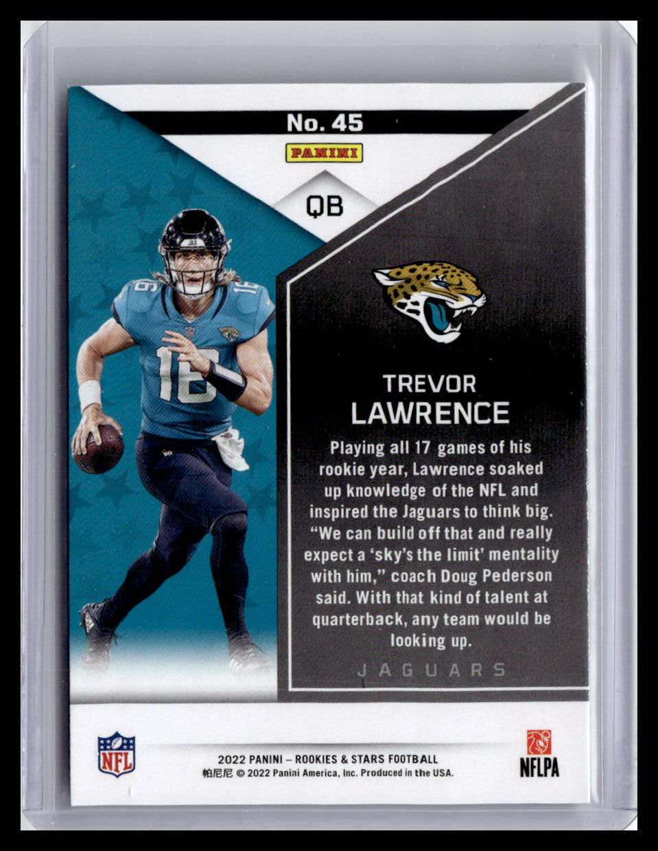 2022 Panini Rookies & Stars #45 Trevor Lawrence