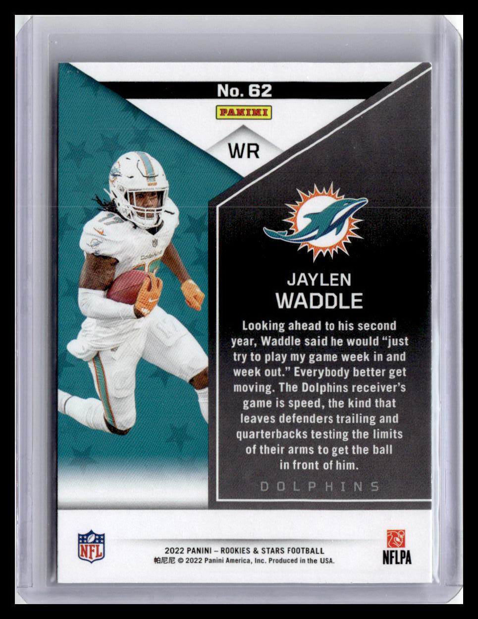 2022 Panini Rookies & Stars #62 Jaylen Waddle