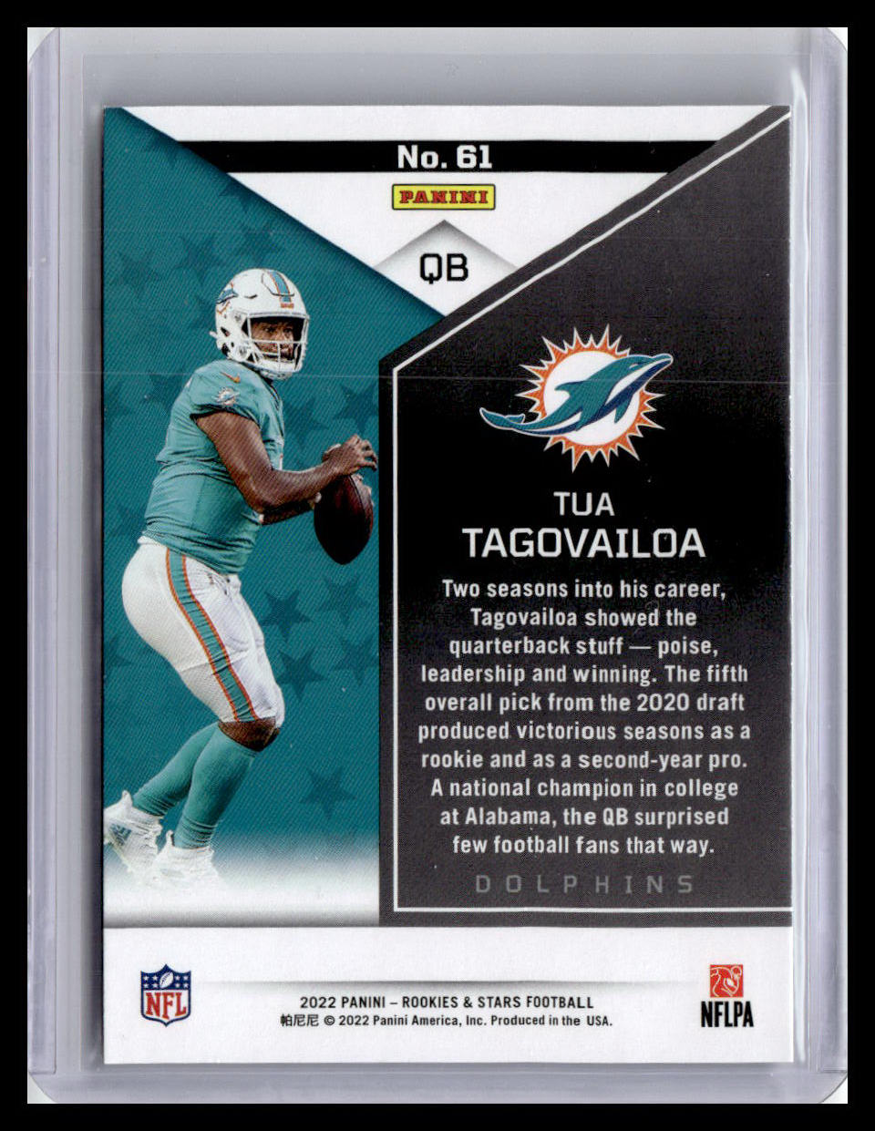 2022 Panini Rookies & Stars #61 Tua Tagovailoa