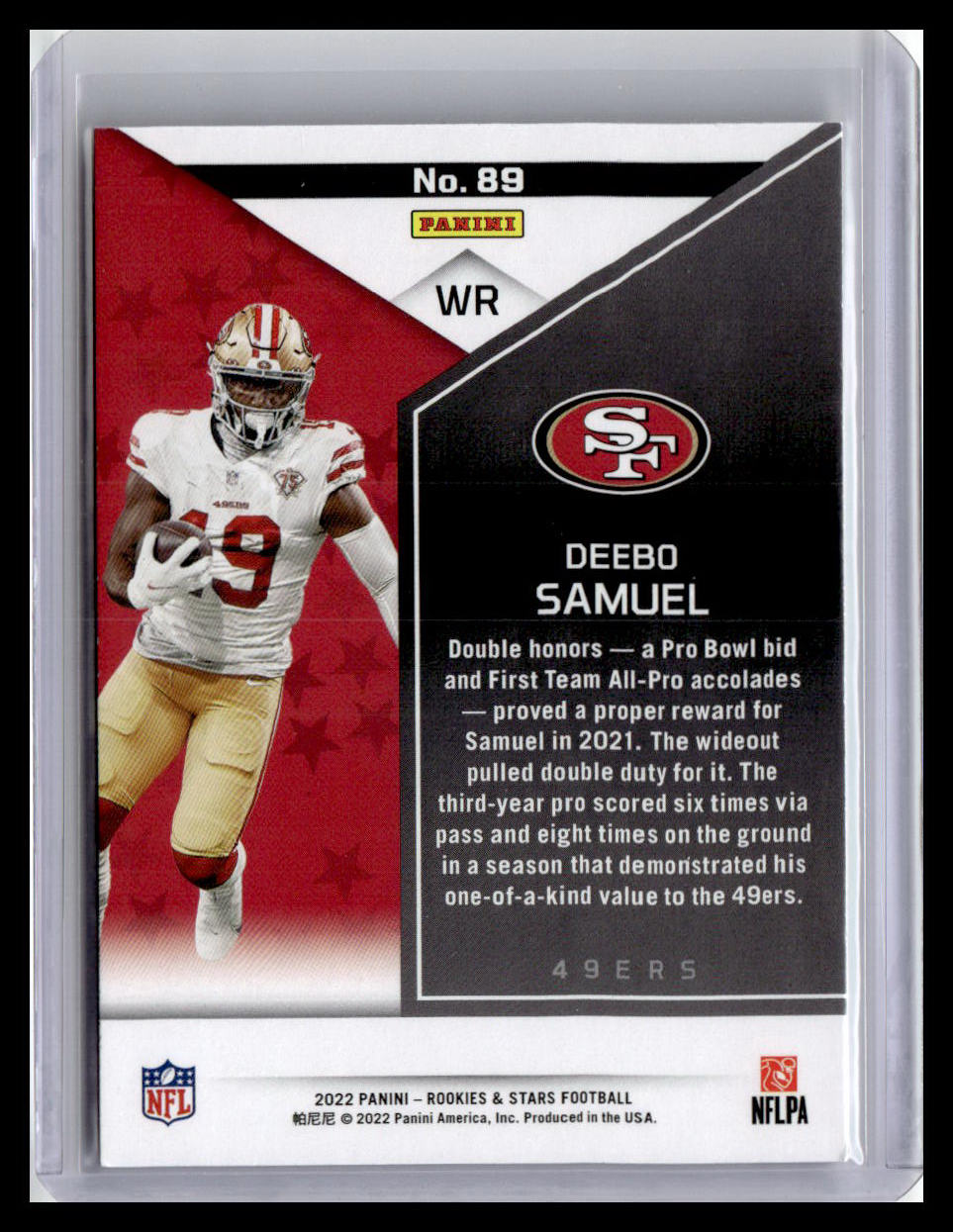 2022 Panini Rookies & Stars #89 Deebo Samuel