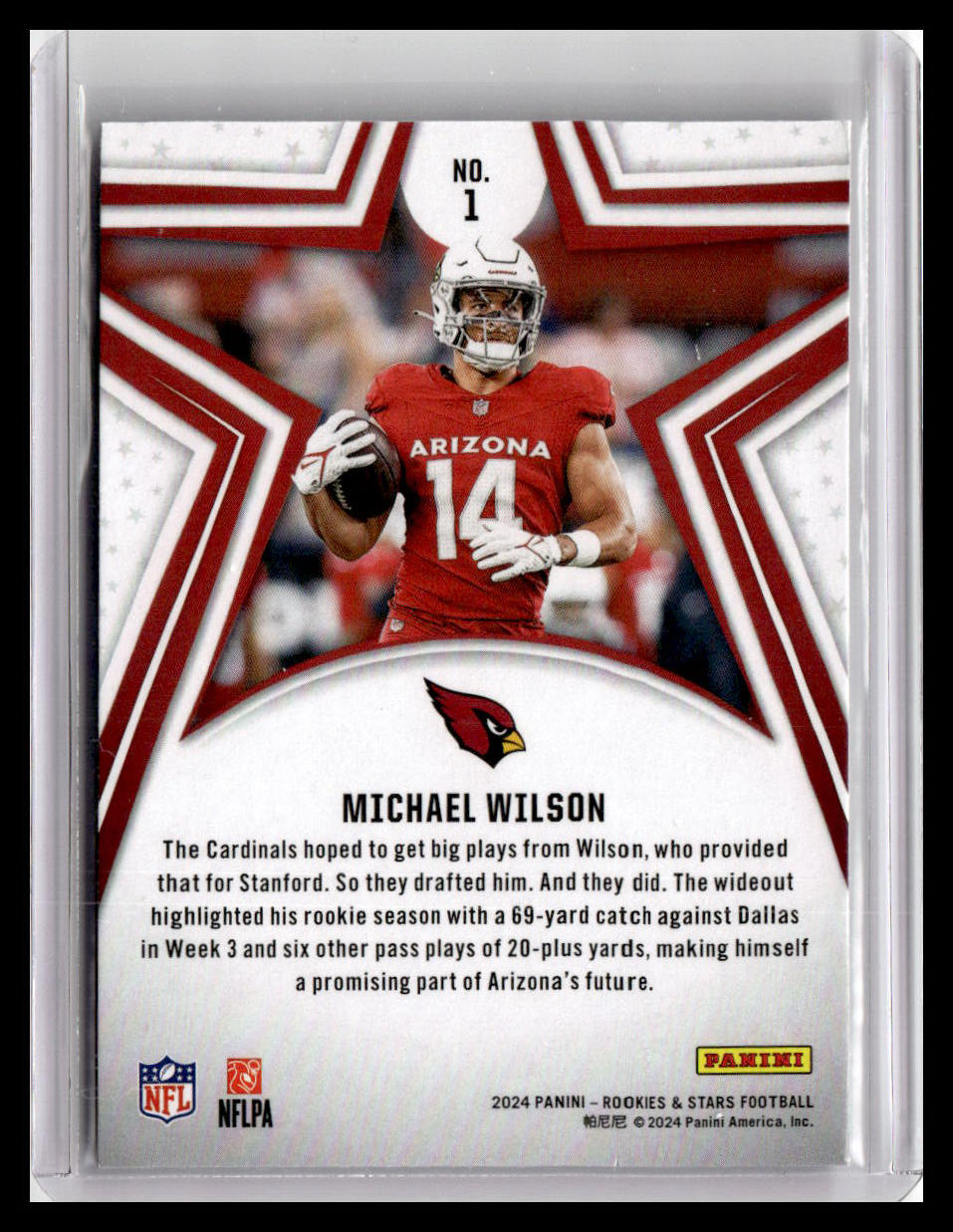 2024 Panini Rookies & Stars #1 Michael Wilson