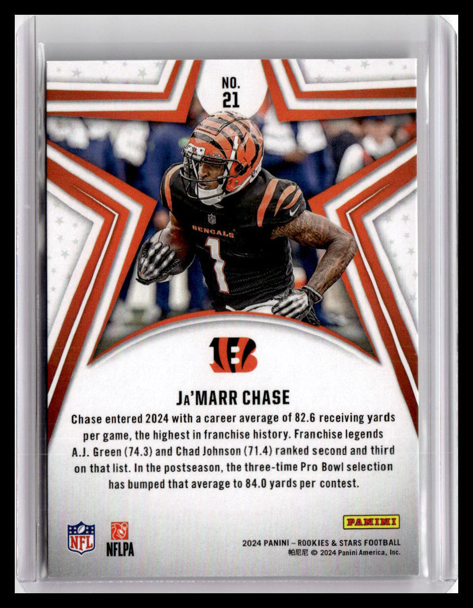 2024 Panini Rookies & Stars #21 Ja'Marr Chase