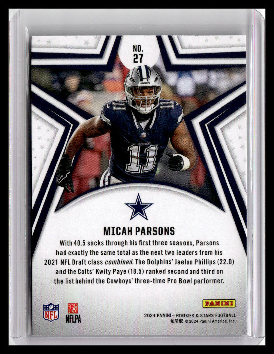 2024 Panini Rookies & Stars #27 Micah Parsons