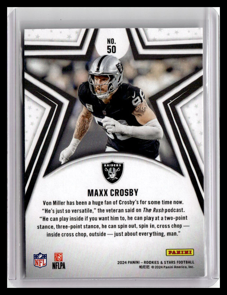 2024 Panini Rookies & Stars #50 Maxx Crosby