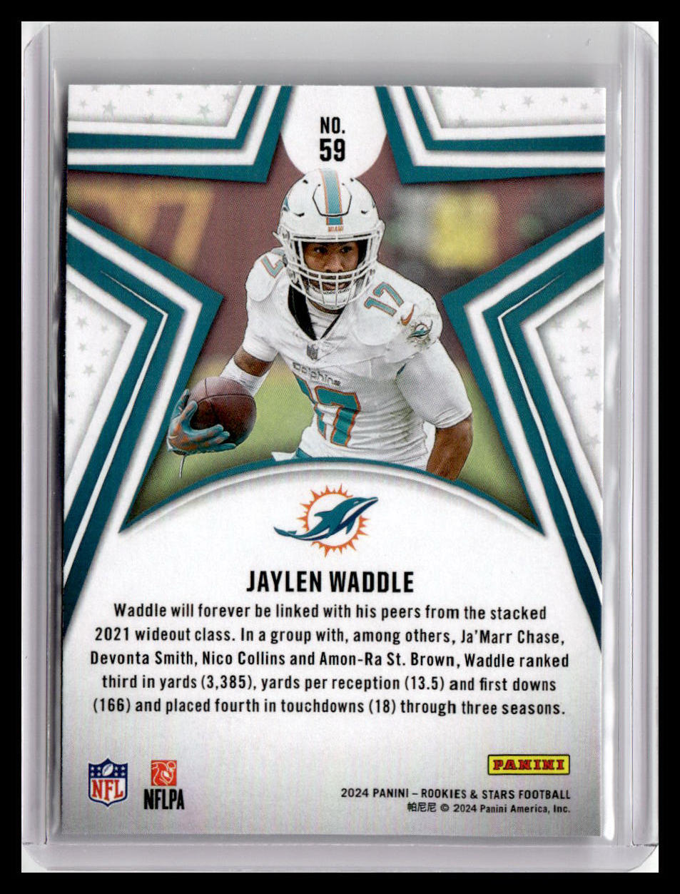 2024 Panini Rookies & Stars #59 Jaylen Waddle