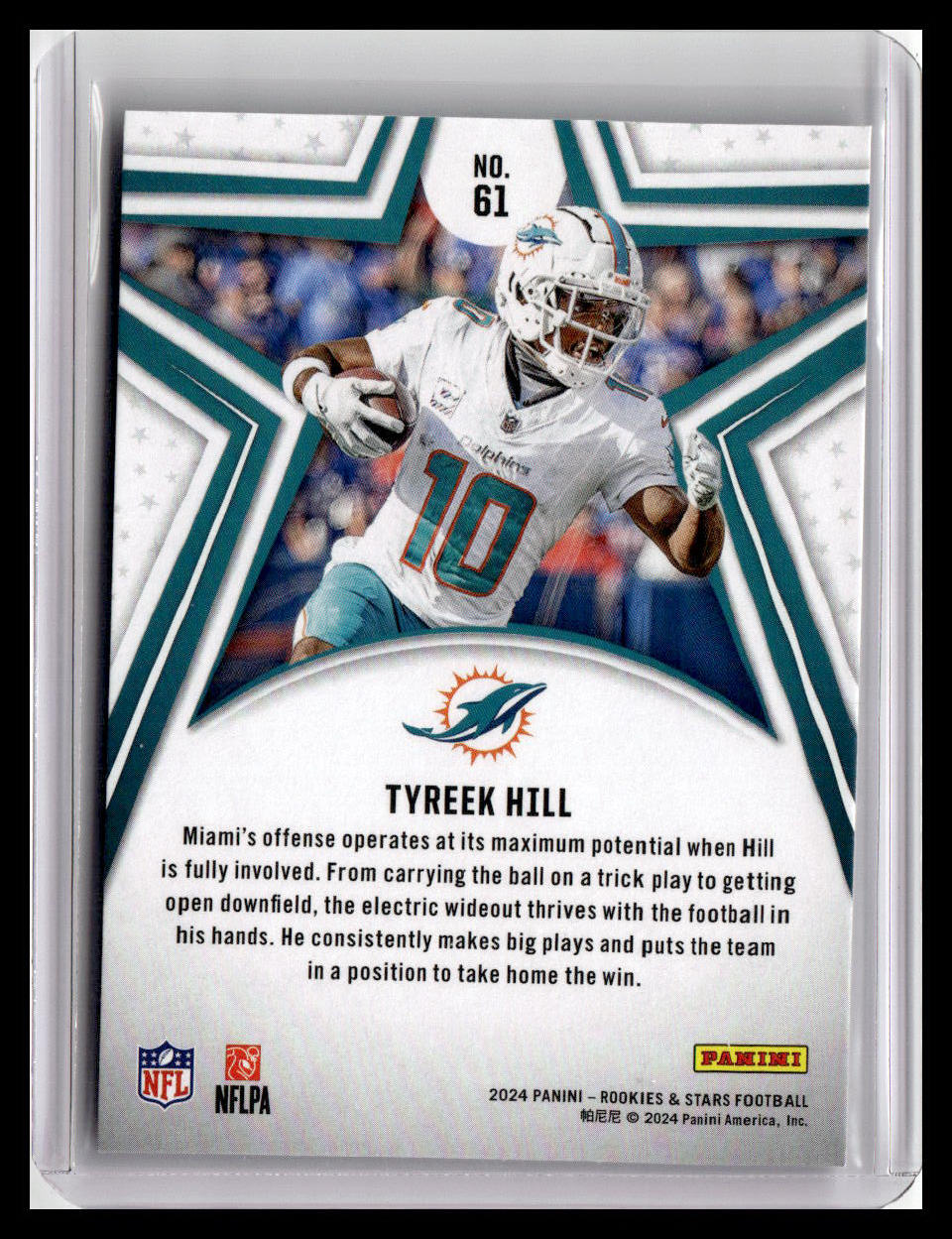 2024 Panini Rookies & Stars #61 Tyreek Hill