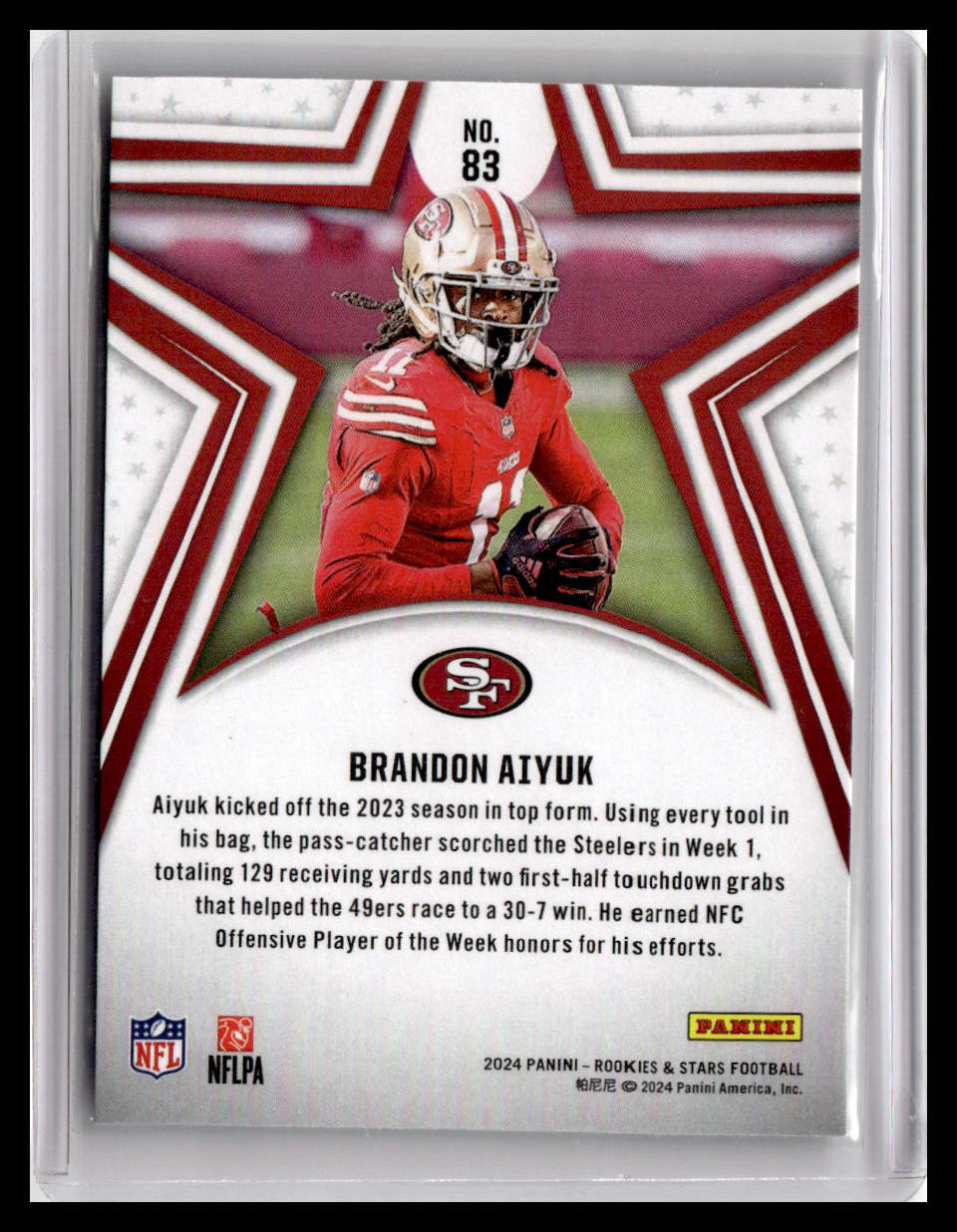 2024 Panini Rookies & Stars #83 Brandon Aiyuk