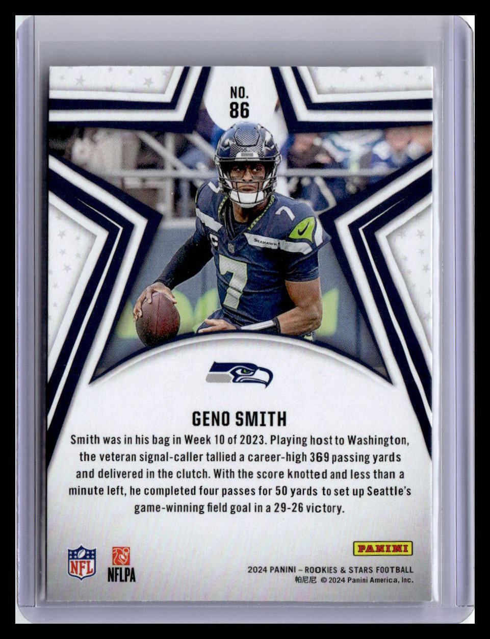 2024 Panini Rookies & Stars #86 Geno Smith