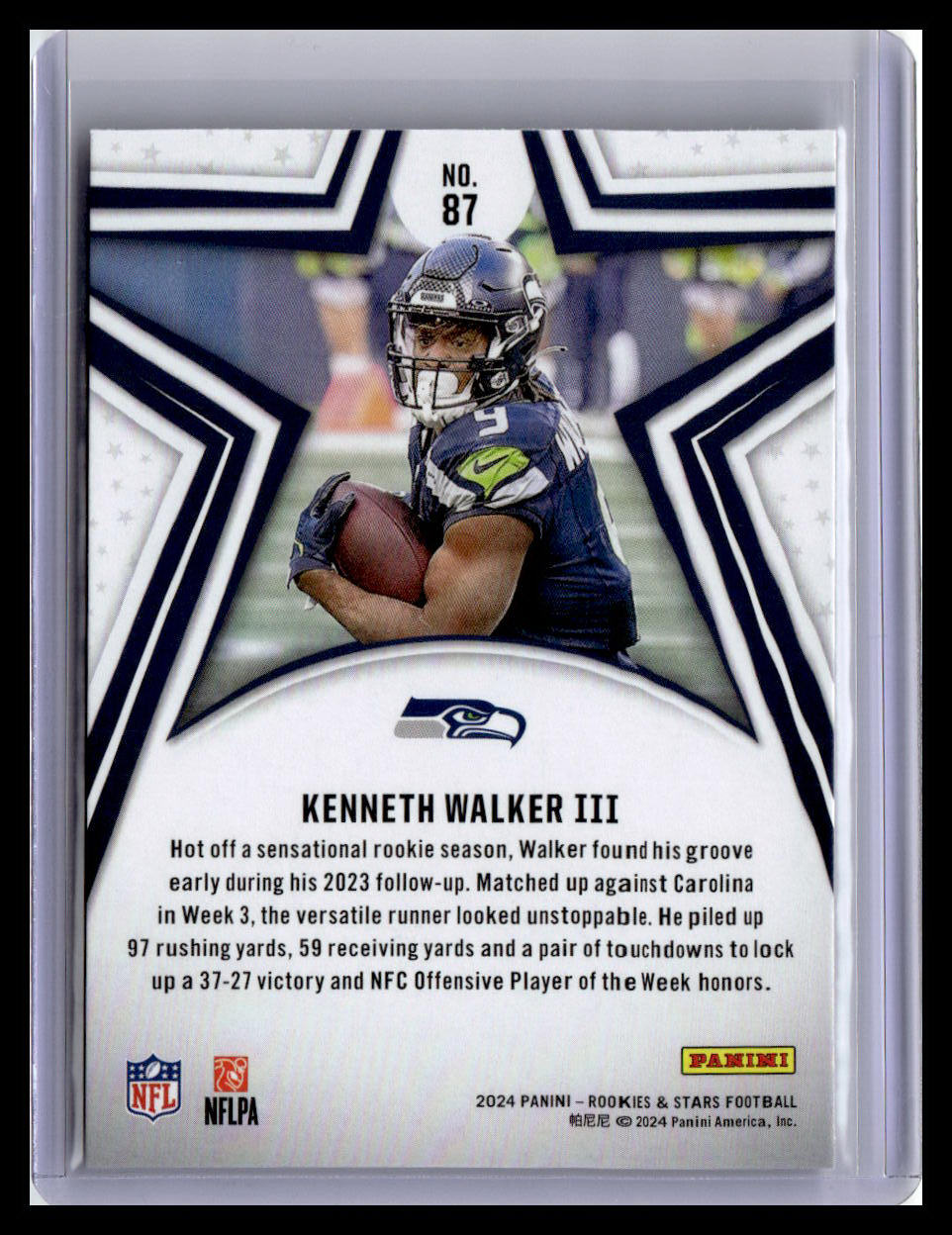 2024 Panini Rookies & Stars #87 Kenneth Walker III