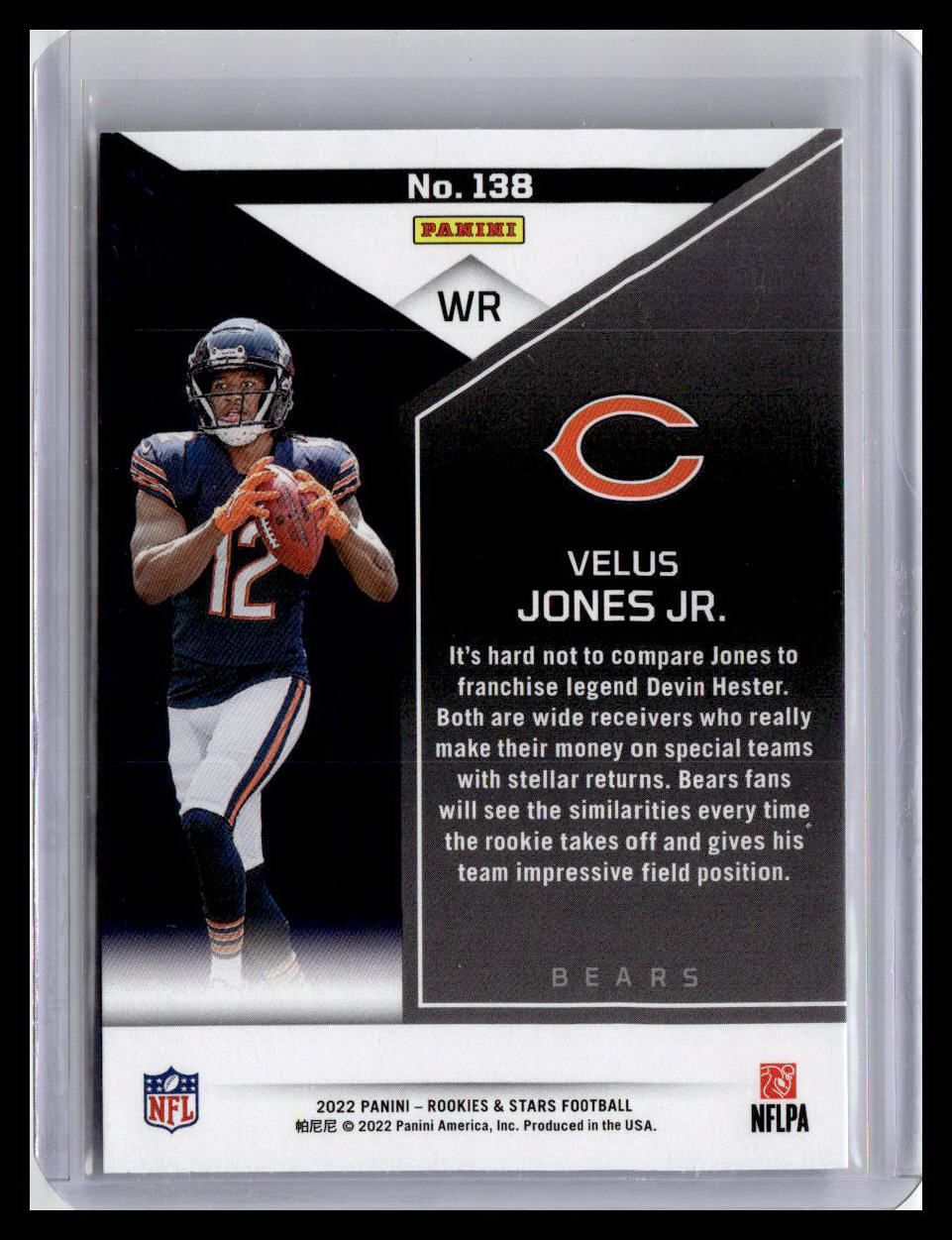 2022 Panini Rookies & Stars #138 Velus Jones Jr. (RC)