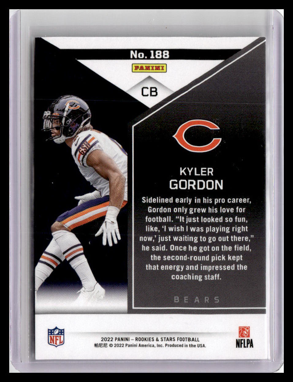 2022 Panini Rookies & Stars #188 Kyler Gordon (RC)