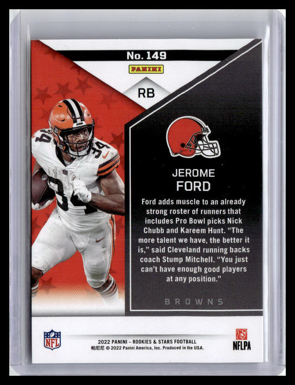 2022 Panini Rookies & Stars #149 Jerome Ford