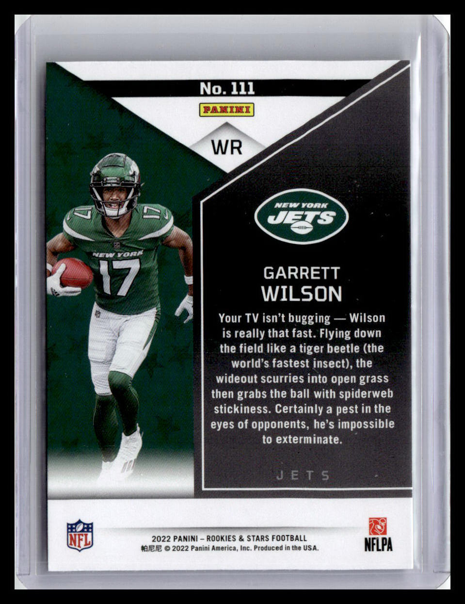 2022 Panini Rookies & Stars #111 Garrett Wilson (RC)