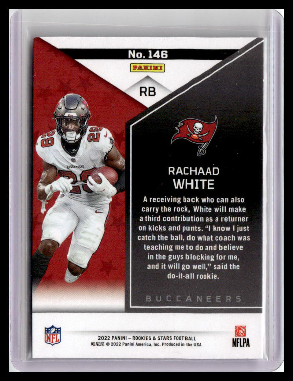 2022 Panini Rookies & Stars #146 Rachaad White (RC)