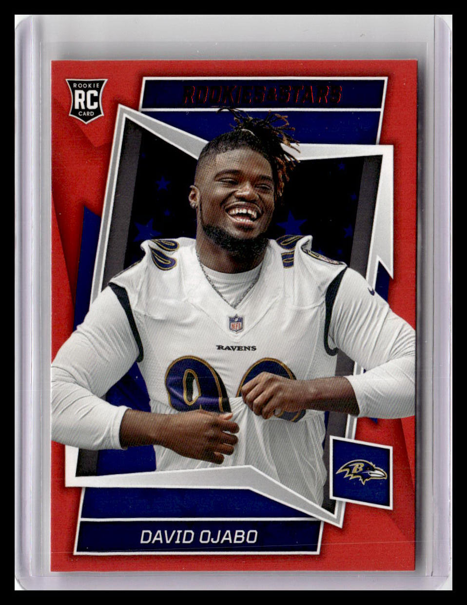 2022 Panini Rookies & Stars #191 David Ojabo (RC) Red Parallel