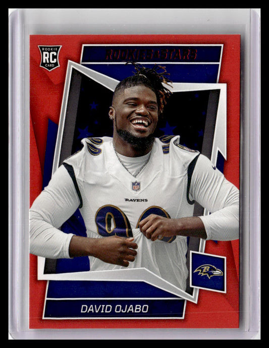 2022 Panini Rookies & Stars #191 David Ojabo (RC) Red Parallel