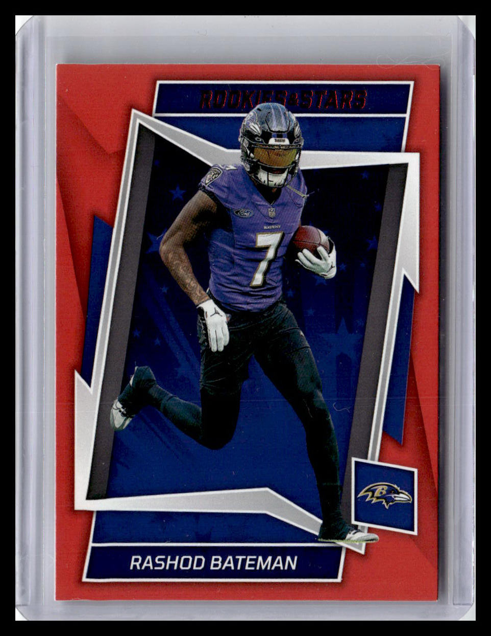 2022 Panini Rookies & Stars #8 Rashod Bateman Red Parallel