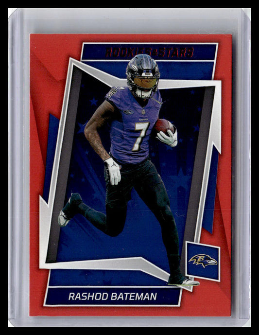 2022 Panini Rookies & Stars #8 Rashod Bateman Red Parallel