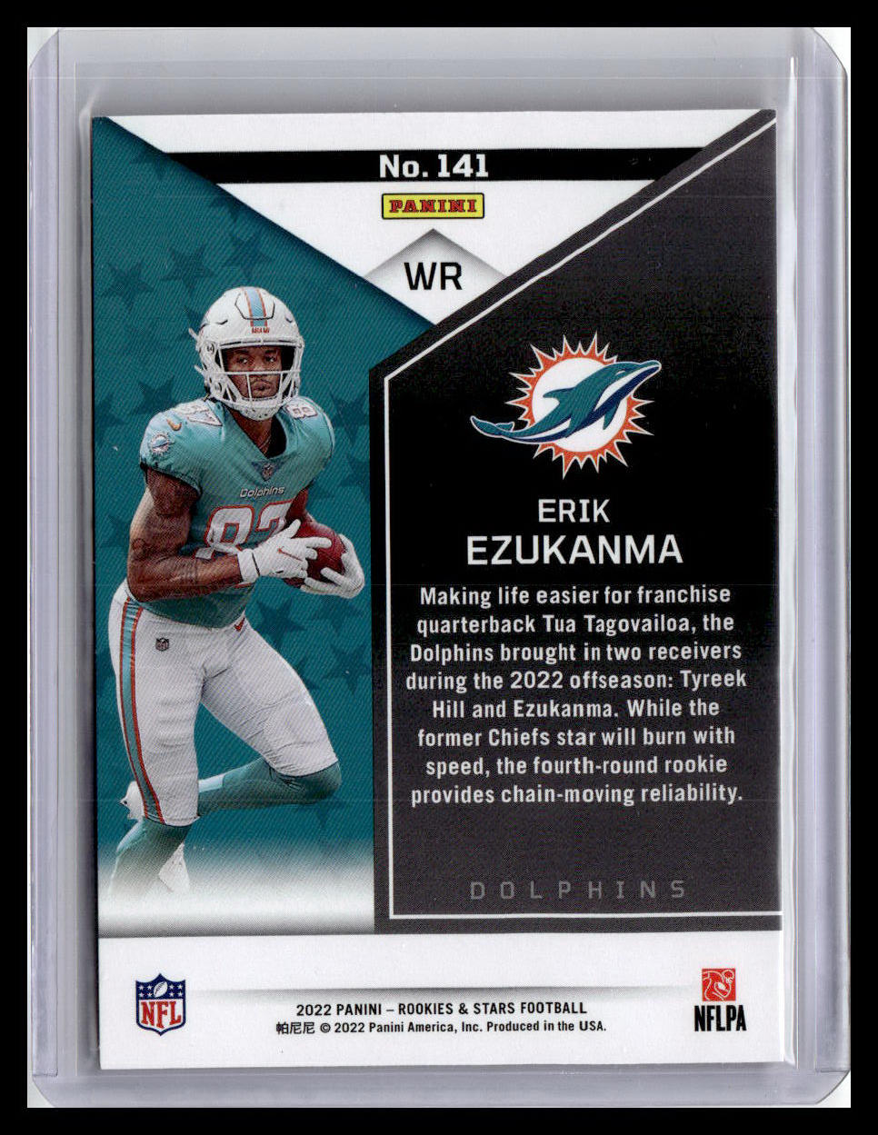 2022 Panini Rookies & Stars #141 Erik Ezukanma (RC) Red Parallel
