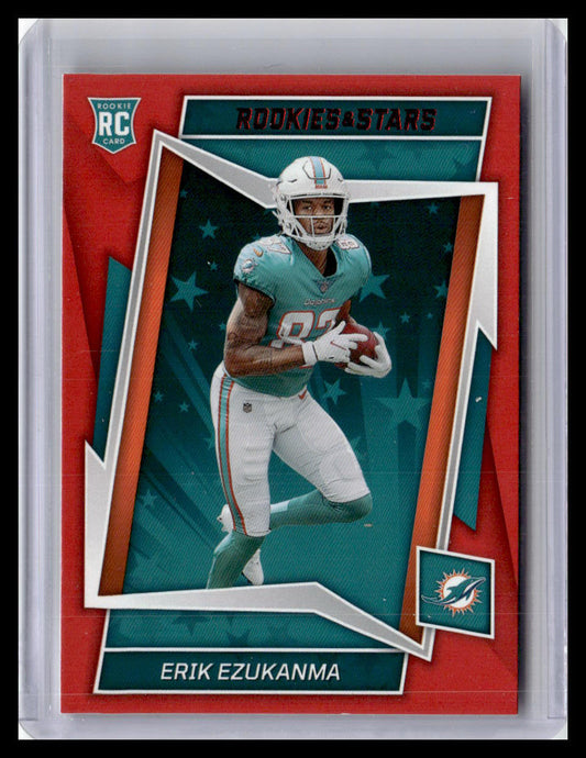 2022 Panini Rookies & Stars #141 Erik Ezukanma (RC) Red Parallel