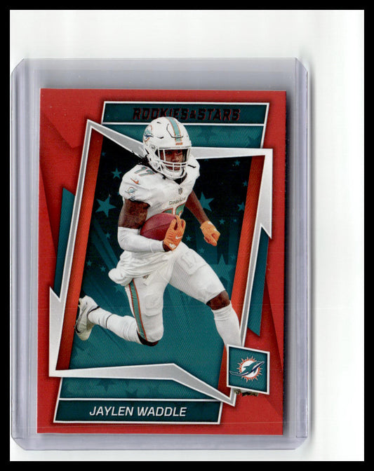2022 Panini Rookies & Stars #62 Jaylen Waddle Red Parallel
