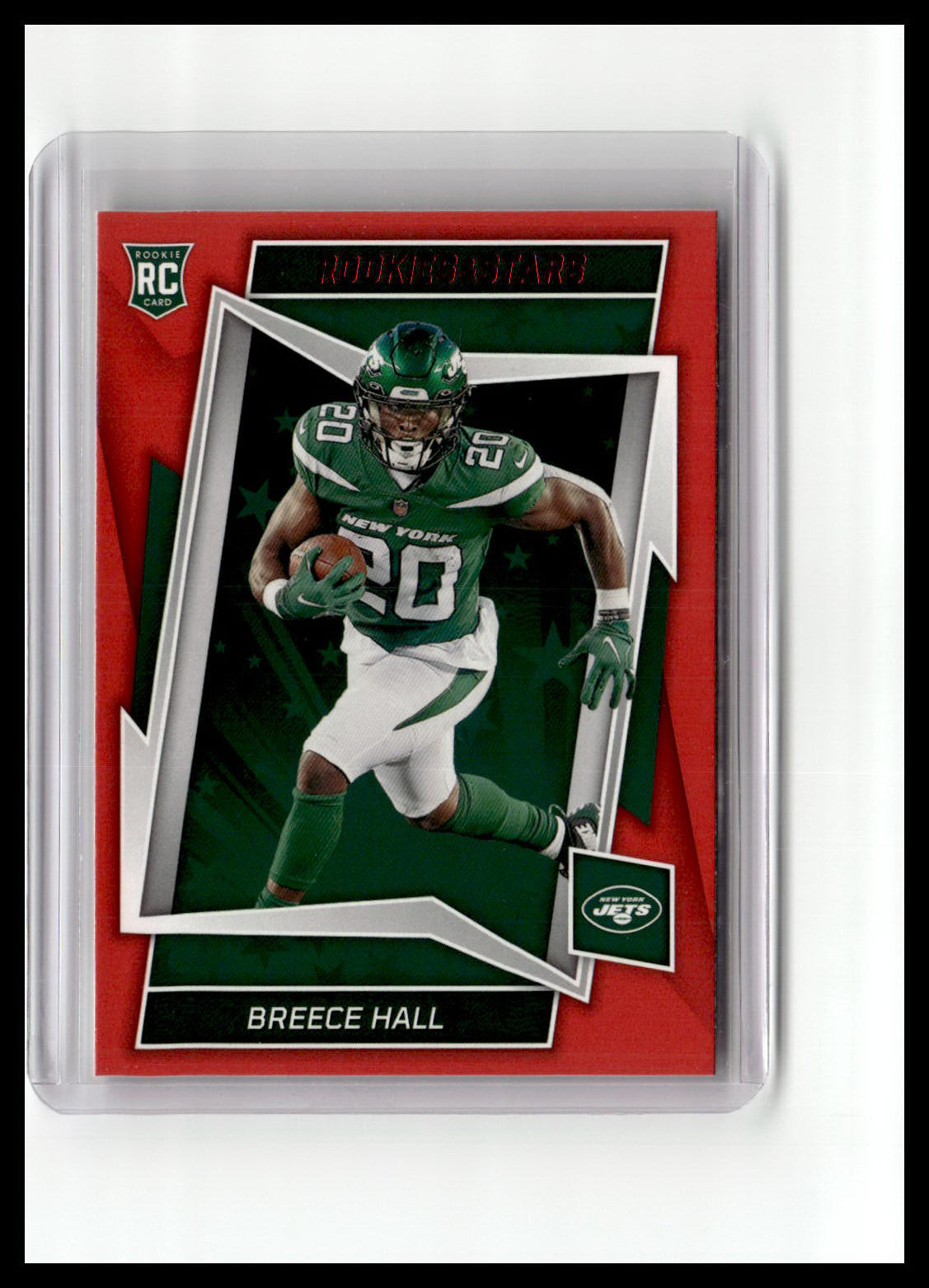 2022 Panini Rookies & Stars #107 Breece Hall (RC) Red Parallel 1