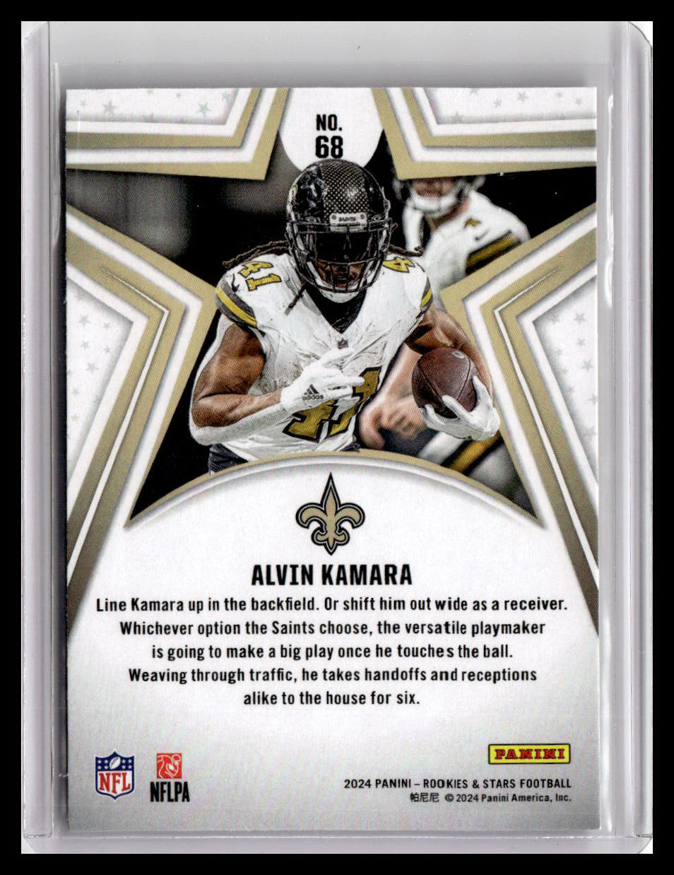 2024 Panini Rookies & Stars #68 Alvin Kamara Red Parallel