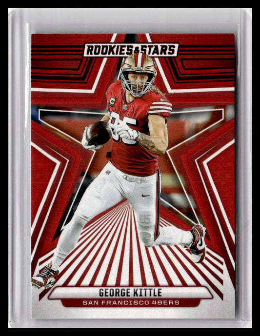 2024 Panini Rookies & Stars #84 George Kittle Red Parallel