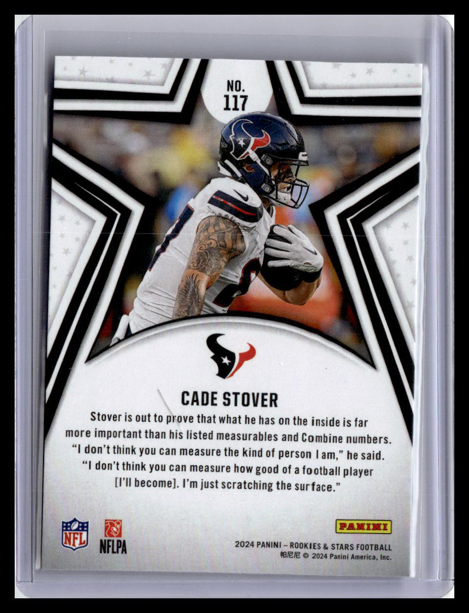 2024 Panini Rookies & Stars #117 Cade Stover (RC)