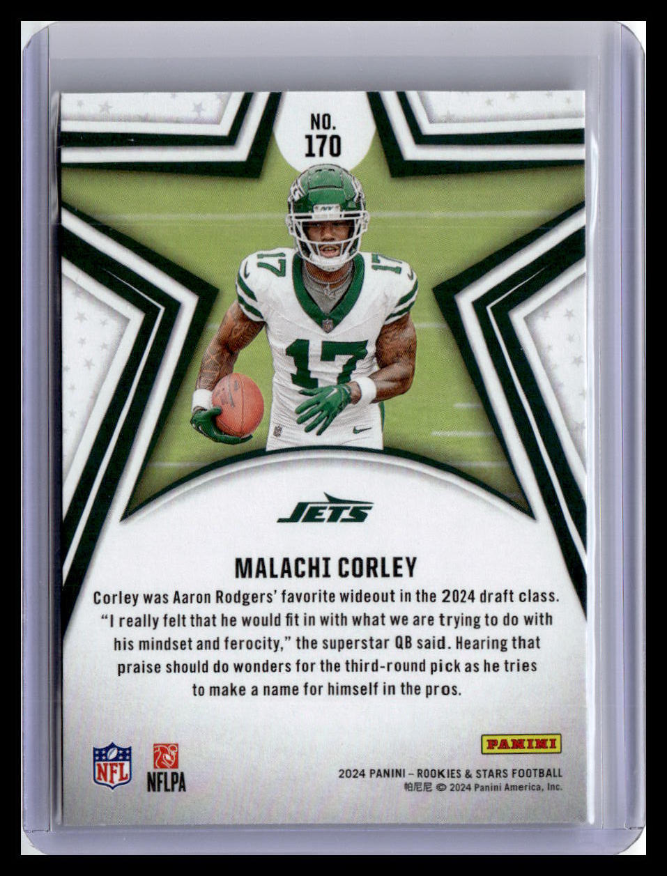 2024 Panini Rookies & Stars #170 Malachi Corley (RC)