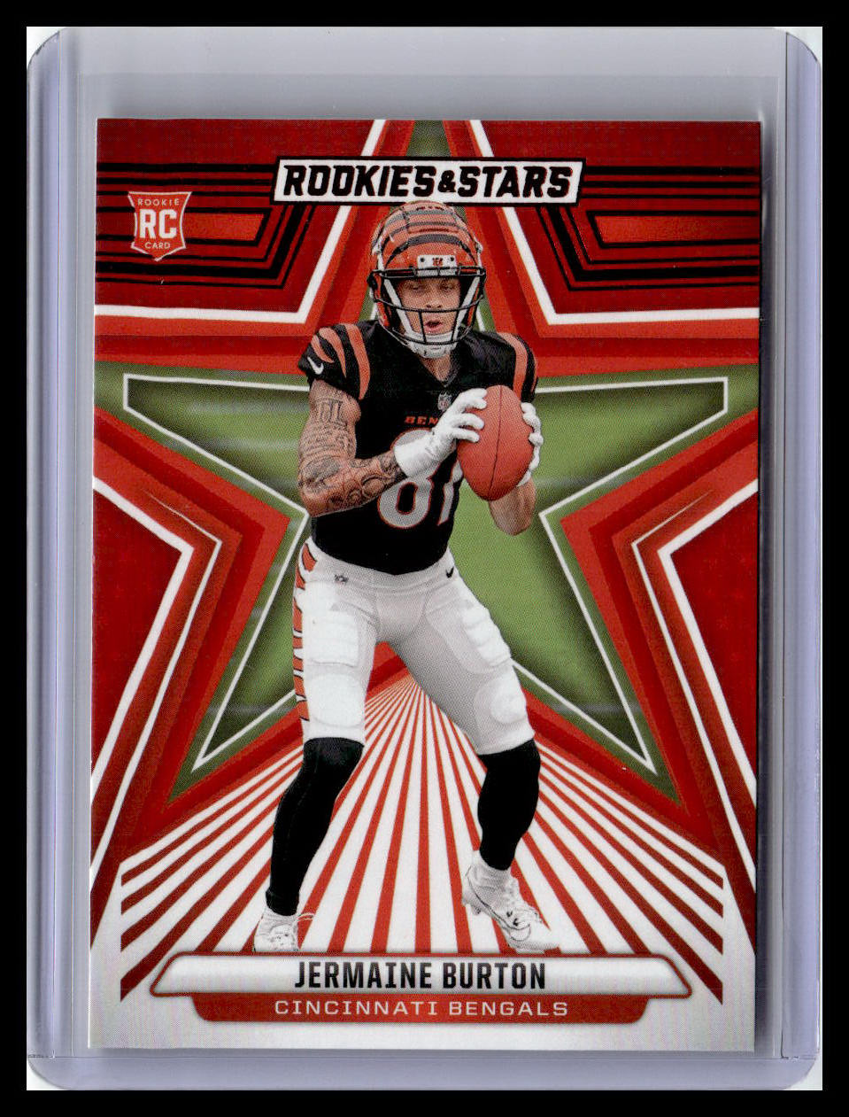 2024 Panini Rookies & Stars #151 Jermaine Burton (RC) Red Parllel