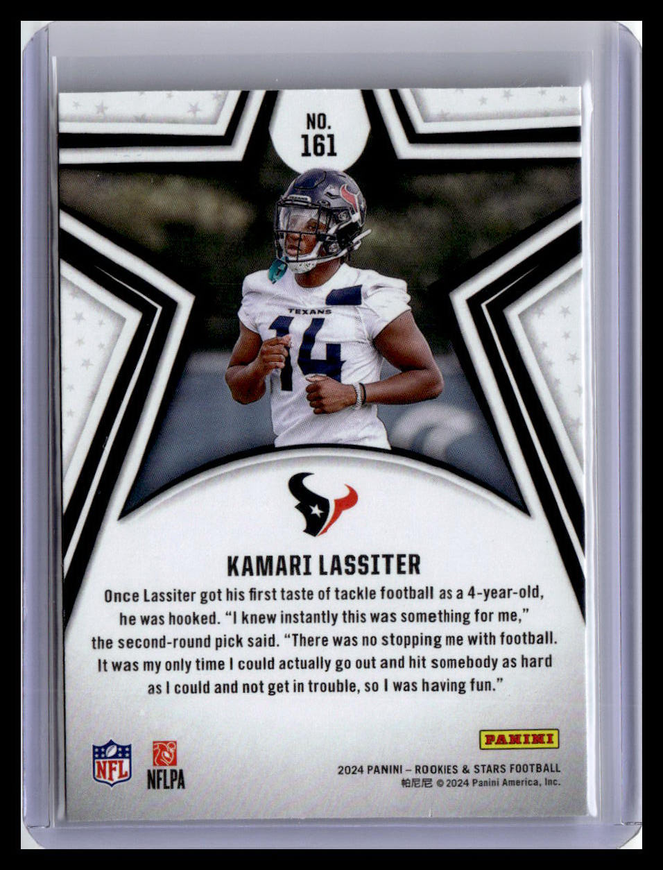 2024 Panini Rookies & Stars #161 Kamari Lassiter (RC) Red Paallel