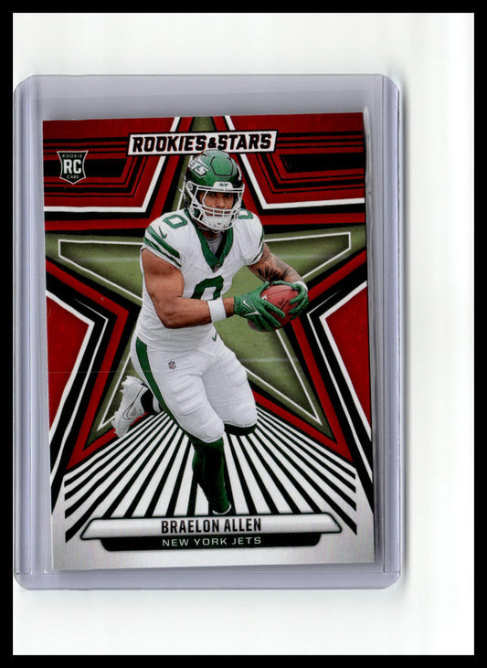 2024 Panini Rookies & Stars #110 Braelon Allen (RC) Red Parallel