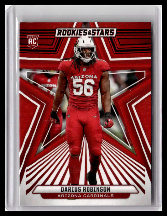 2024 Panini Rookies & Stars #125 Darius Robinson (RC) Red Parallel