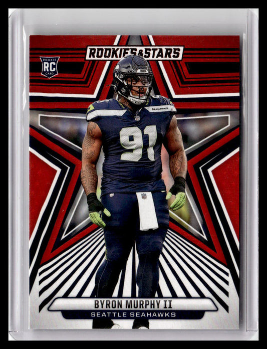 2024 Panini Rookies & Stars #116 Byron Murphy II (RC) Red Parallel