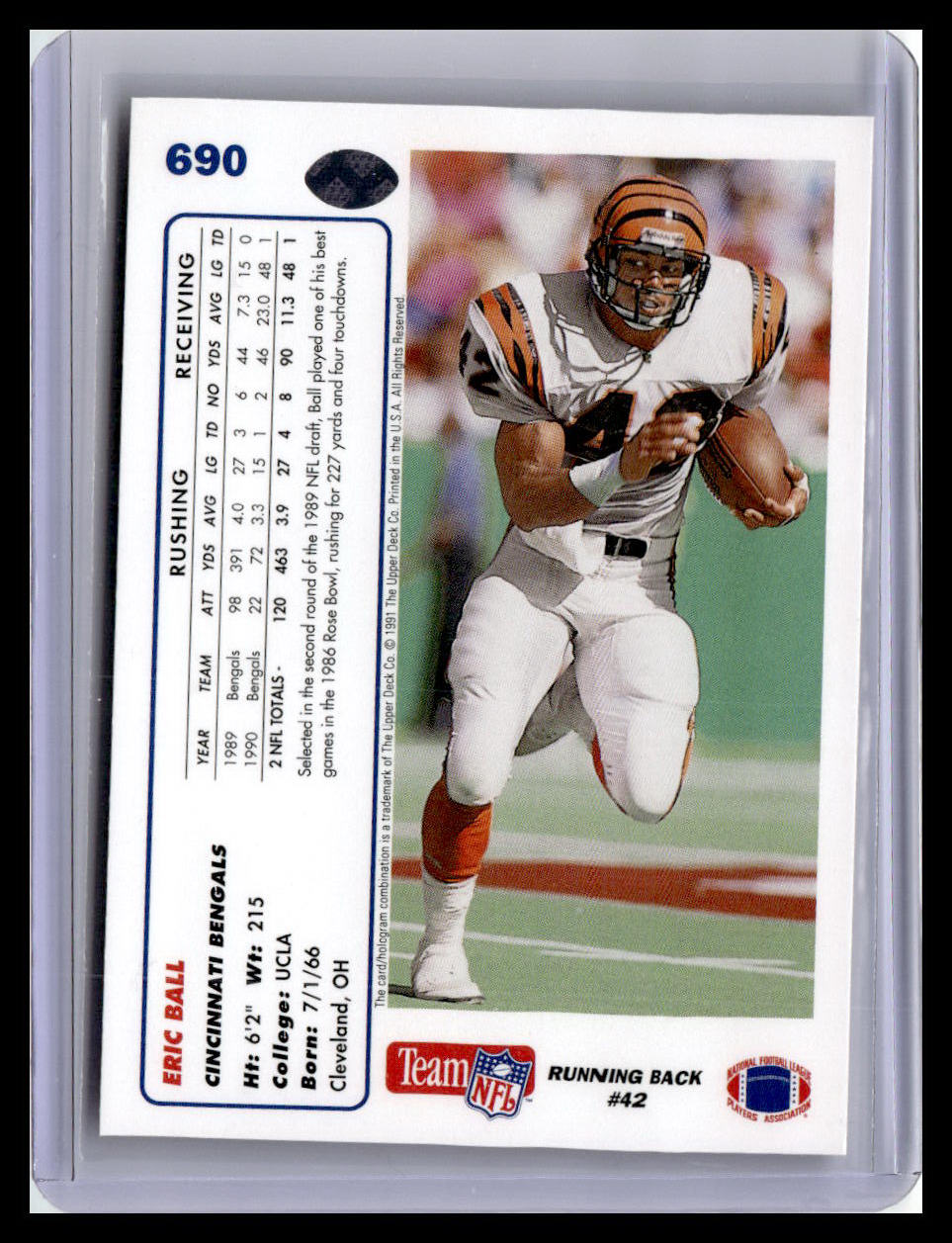 1991 Upper Deck #690 Eric Ball