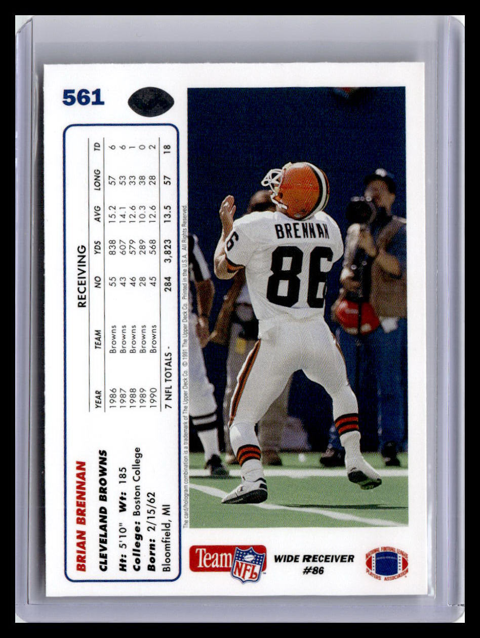 1991 Upper Deck #561 Brian Brennan
