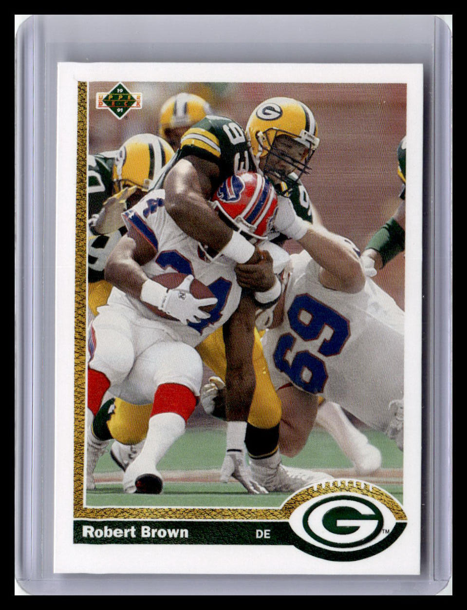 1991 Upper Deck #519 Robert Brown