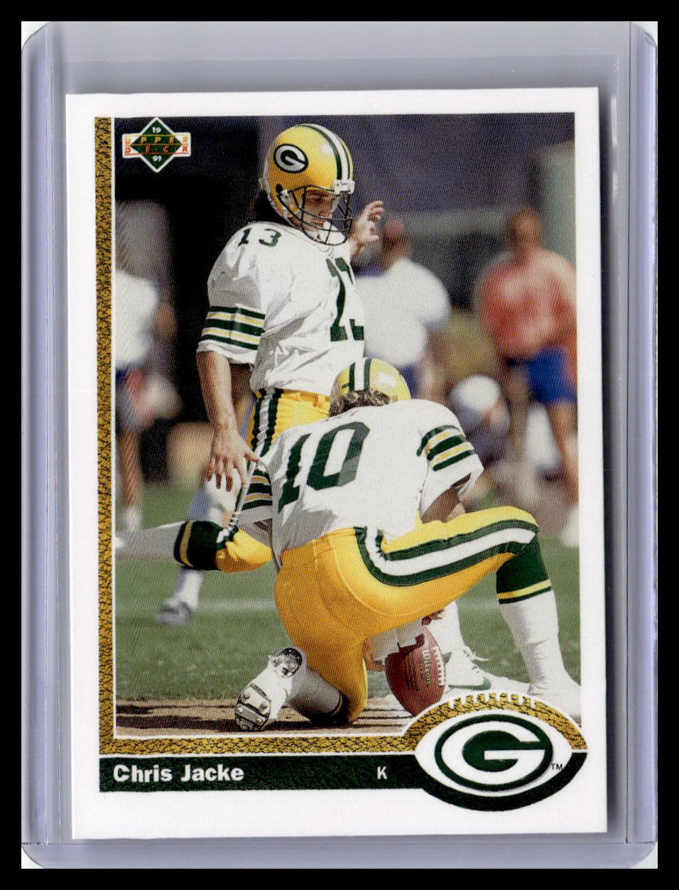 1991 Upper Deck #577 Chris Jacke