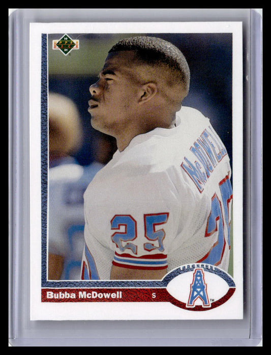 1991 Upper Deck #539 Bubba McDowell