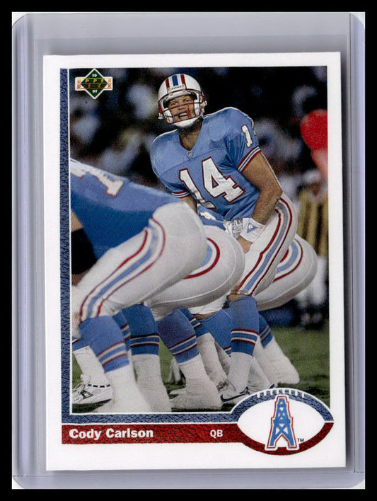 1991 Upper Deck #556 Cody Carlson