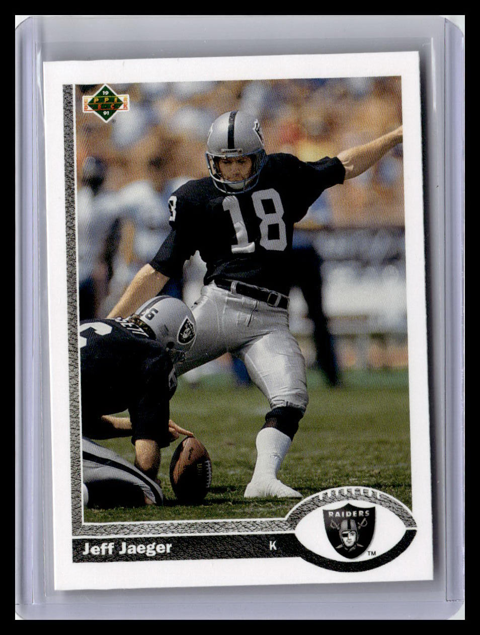 1991 Upper Deck #563 Jeff Jaeger