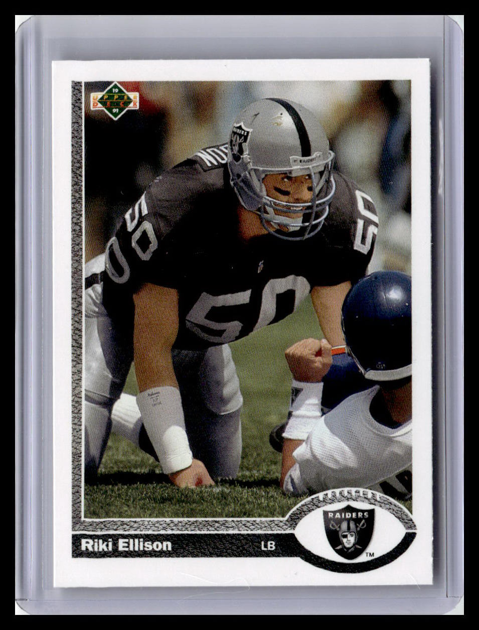 1991 Upper Deck #586 Riki Ellison