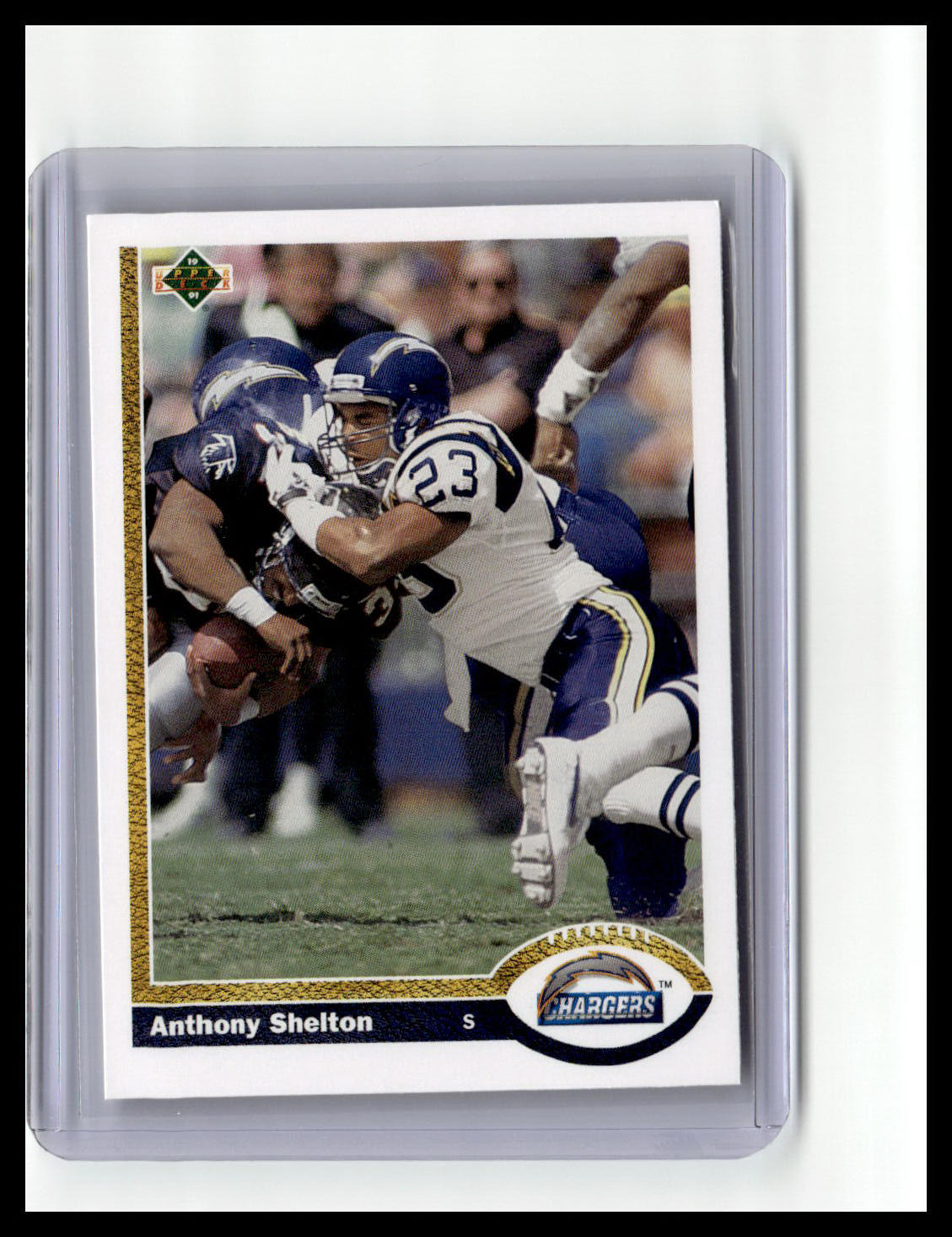 1991 Upper Deck #588 Anthony Shelton